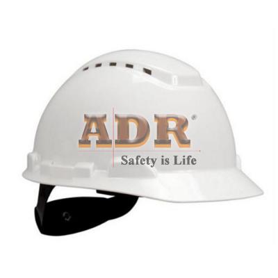 3M H700 Ventilated White Hard Hat with UV Adjustable Screw from the Neck 3M
