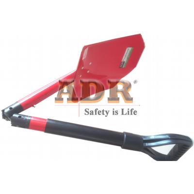 Atex Compatible Aluminum Folding Shovel (Red)