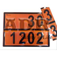 UN 30/1202 - 33/1203 Orange Plate with Changeable Number