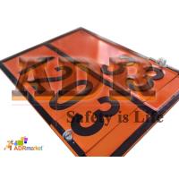 UN 30/1202 - 33/1203 Orange Plate with Changeable Number