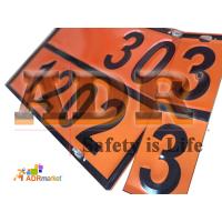UN 30/1202 - 33/1203 Orange Plate with Changeable Number